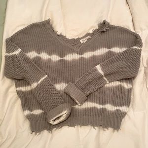 Fun sweater with fringe!